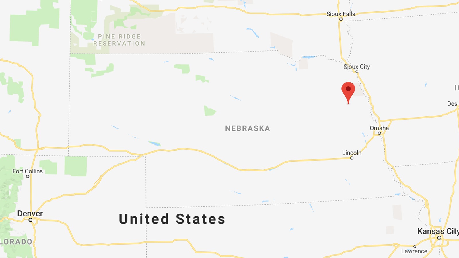 West Point Nebraska Map Interactive Map