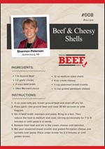 Beef and Cheesy Shells recipe
