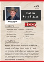 Italian Strip Steaks
