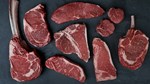 Raw beef cuts