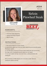 Sirloin Pinwheel Recipe